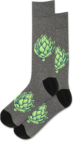 Hot Sox Mens Artichoke Crew Socks in Saudi Arabia