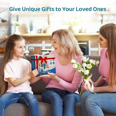 Heating Pad for Neck and Shoulders, Mothers Day Gifts, 2.4lb Weighted Large Electric Heating Pad for Pain Relief Wearable, 6 Heat Settings 2H Auto Off, Birthday Gifts for Mom Dad Women Men (Blue) in Saudi Arabia