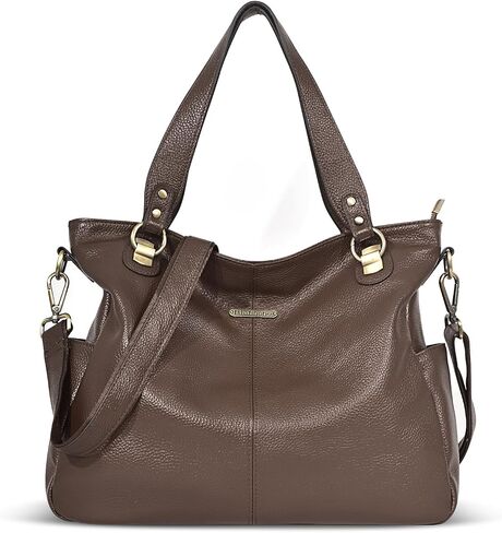 Blofinche Genuine Leather Tote Bag Womens Purses ladies hobo Handbags shoulder work Satchel in Kuwait