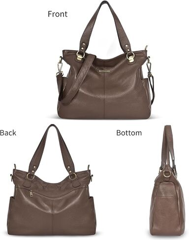 Blofinche Genuine Leather Tote Bag Womens Purses ladies hobo Handbags shoulder work Satchel in Kuwait