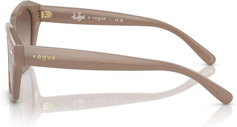 Vogue Eyewear Woman Sunglasses Dark Havana Frame, Brown Gradient Lenses, 52MM in Saudi Arabia