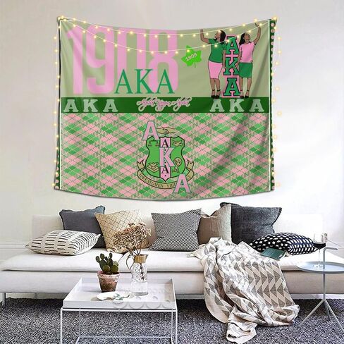 TFFEAY Sorority Gift Tapestry Poster Wall Hanging Decor Tapestries for Bedroom Dorm Living Room 60x51in, style-2 in Kuwait