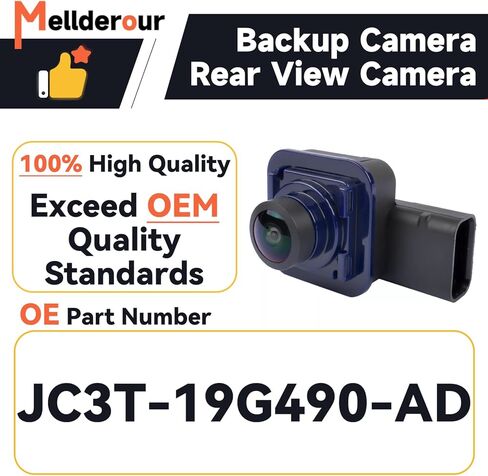 كاميرا احتياطية للرؤية الخلفية متوافقة مع Ford Escape 2014-2016. استبدال # GJ5T19G490AD، GJ5T-19G490-AB، EJ5Z-19G490-A. in Kuwait
