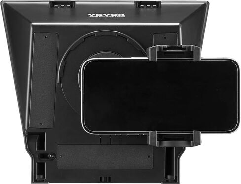 VEVOR Teleprompter, 10" Desktop Prompter with Adjustable Spectroscope, Remote Control, for YouTube, Twitch, Zoom, Supports DSLR/Webcam/Smartphone, for Video Recording/Live Streaming in Saudi Arabia