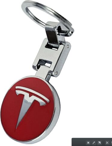 metal keychain key ring compatible with tesla model s 3 x y cybertruck musk optimus for men women in Saudi Arabia