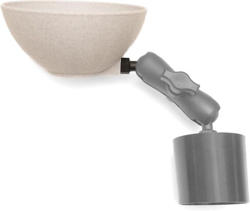 NEXUS Snack Bowl with 1 Inch Ball Mount (Black), medium in Saudi Arabia