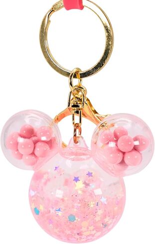 سلسلة المفاتيح لطيف الفأر | حامل حلقة المفاتيح الجمالية السائلة العائمة اللامعة للمفاتيح والحقائب وحقائب الظهر in Kuwait