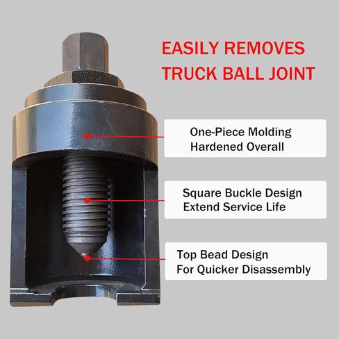 Truck Ball Joint Separator, Heavy Duty Universal Ball Joint Removal Tool, 36mm Forks Ball Joint Puller, One Piece Molding, Top Bead Design Suitable for Most Truck, Semi-Truck and Bus in Saudi Arabia