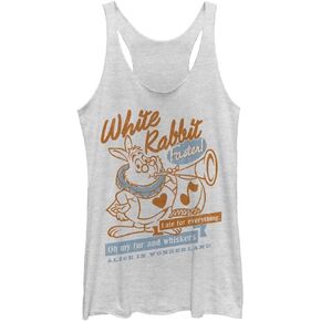 Disney Alice in Wonderland White Rabbit Women's Racerback Tank Top