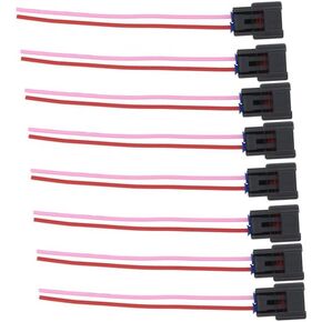 NewYall Pack of 8 Ignition Coil Connector Harness for Chevrolet Metro Tracker Ford C-Max Club Wagon Crown Victoria Escape Excursion Explorer Focus Lincoln Navigator Mazda 3 6 Suzuki Sidekick