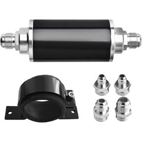 58 مللي متر فلتر الوقود المضمن 6AN 8AN 10AN محول عالمي 30 ميكرون مع حامل مرشح مضخة الوقود in Kuwait