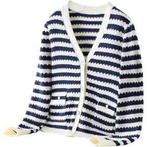 Striped Cardigan Sweater Women - Button Up Cardigan Sweaters for Women Lightweight, Fall Outfits Sweaters for Women
