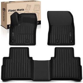 YHTAUTO Floor Mats Fit 2021-2025 Nissan Rogue (NOT Rogue Sport), TPE All Weather Floor Liner Odorless Custom Fit Car Mats, 1st 2nd Row Rogue Accessories
