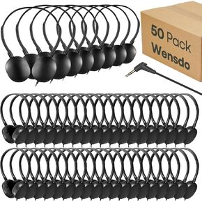 Kids Headphones Bulk 10 Pack Multi Color for Classroom School, Wholeslae Wired Durable Earphones Class Set for Students Children Toddler Teens Boys Girls and Adult (HY104,10 Mixed)