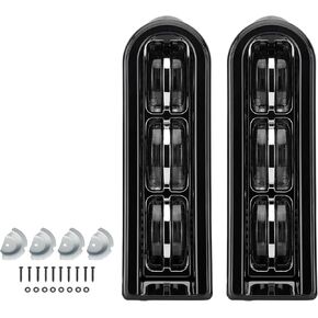 Motorcycle Rear Saddlebag Accent LED Light Fit for Harley，Plating Shell Four Line Red Light, Turn Signal, Brake Light，Daytime Running Light，Fit for FLHTCU/FLHTK/FLTRU 2014-2022 (Red)