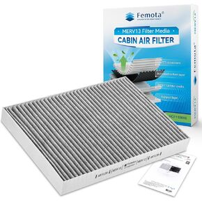 Tested MERV 13 Cabin Air Filter with Activated Carbon, CF11668 for 300 (2011-2023), Dodge Challenger (2011-2023), Charger (2011-2023).