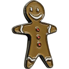 Milk Mug Designs Gingerbread Man Holiday Cookie Christmas Sweater Enamel pin