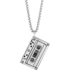 HAQUIL Cassette Hiphop Vintage Tape Necklace, Gift Jewelry for Men Women