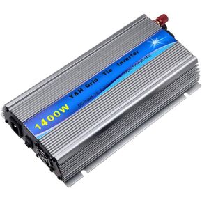 Y&H 1400W Grid Tie Inverter Stackable MPPT Pure Sine Wave DC16-28V Solar Input AC90-140V Output for 12V Solar Panel