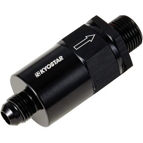KYOSTAR 8AN One Way Check Valve For 044 Fuel Pump 0580254044 M12x1.5MM + Inlet AN6 To -8AN #4468