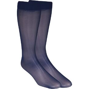 جوارب ضغط شفافة للنساء من NuVein، دعم 8-15 مم زئبقي، دينير خفيف، ارتفاع الركبة، مقدمة مغلقة، أسود، مقاس 2X-Large in Kuwait