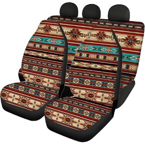 ZFRXIGN Galaxy Owl Car Seat Covers Full Set for Women Cute Car Accessories Front Seat Covers Rear Backrest Cover Pet Seat Protector Hippie Colorful Neon Car Decor Purple