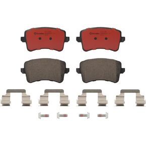 Brembo P85100N Premium Ceramic Rear Disc Brake Pad Set AUDI/AUDI (FAW) OE# 8K0698451