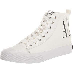 Armani Exchange Men's Updated Icon Logo High-top Sneaker
