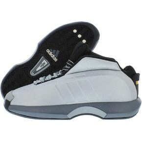 adidas Crazy 1 Mens Shoes Size 10.5, Color:Matte Silver/Core Black/Team Onix