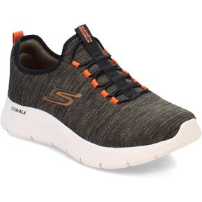 Skechers Men's, GO Walk Flex - Ultra Sneakers - Extra Wide Width Olive Black