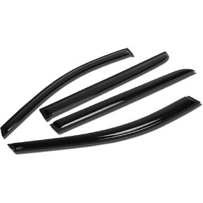 Auto Dynasty Compatible with Avenger 4pcs Window Vent Visor Deflector Rain Guard (Dark Smoke)