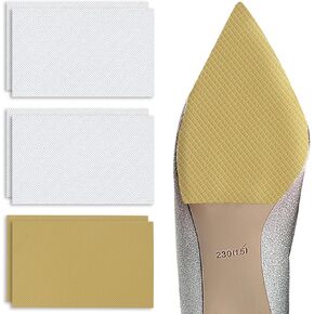 Shoe Sole Protector,3 Pairs Self Adhesive Non Slip Shoe Pads Shoe Bottom Protector Sole Protector for High Heels Red Bottom Shoe Protector for Women, Sole Potector for Heels Silicone Shoe Guards
