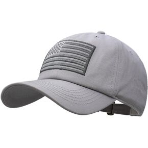 Premium USA Flag Baseball Cap for Men & Women Low Profile Tactical Operator Military Adjustable Dad Hat with Embroidery