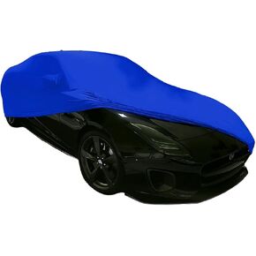 Jaguar F-Type Indoor Car Cover Ultraguard Stretch Satin - The Ultimate Custom Fit for 2010-2024 Jaguar F-Type R75, 75, R-Dynamic, SVR Coupe & Convertible (Red)