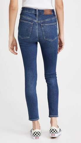 Madewell womens 10'' High-rise Skinny Jeans in Wendover Wash: Tencel™ Denim Edition in Saudi Arabia