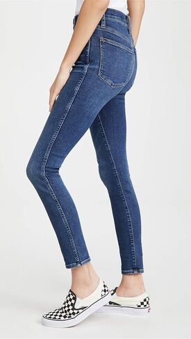 Madewell womens 10'' High-rise Skinny Jeans in Wendover Wash: Tencel™ Denim Edition in Saudi Arabia