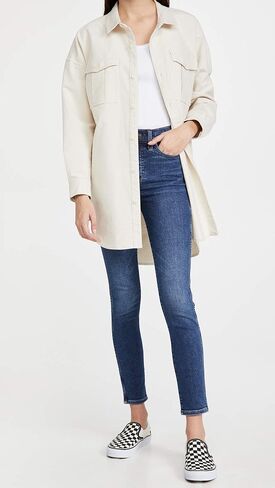 Madewell womens 10'' High-rise Skinny Jeans in Wendover Wash: Tencel™ Denim Edition in Saudi Arabia