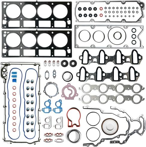 مجموعات حشيات الرأس مناسبة لسيارة Chevy Silverado/GMC Sierra 1500/HD/2500/HD/3500، Cadillac Escalade، Saab 9-7X، Savana 2500/HD Denali Yukon OEM HGS3169، HS26192PT2 in Kuwait