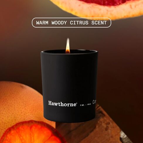 Hawthorne Fresh & Aquatic Cologne-Scented Candle. Breezy Like A Cool Gin Cocktail Out at Sea. Notes of Juniper, Pear, Sea Salt, and Cedar. Soy Blend Wax, 7 Oz., About 50 Hours of Burn Time. in Saudi Arabia