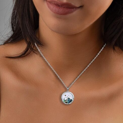 Mustard Seed Necklace Stainless Steel Faith Mustard Seed Necklace Mountain Mustard Seed Jewelry Faith Move Mountains Necklace Faith Jewelry for Women Men in Saudi Arabia