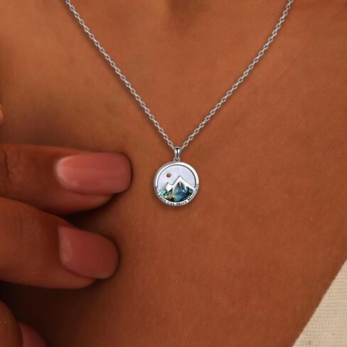 Mustard Seed Necklace Stainless Steel Faith Mustard Seed Necklace Mountain Mustard Seed Jewelry Faith Move Mountains Necklace Faith Jewelry for Women Men in Saudi Arabia