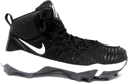 حذاء Nike Alpha Menace Pro 2 Mid BV3951-100 أبيض وأسود للرجال مقاس 12 US in Saudi Arabia