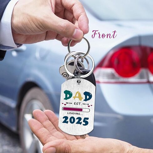 هدايا EE&YU New Dad 2025 - سلسلة مفاتيح لعيد ميلاد الأب لأول مرة، للأب ليكون هدية للرجال، ليصبح هدية للأب في عيد الحب in Kuwait