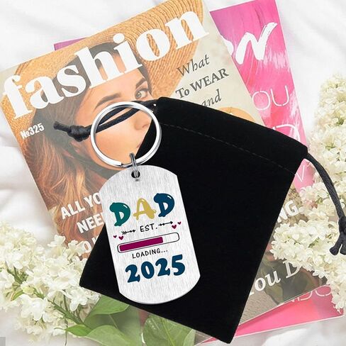 هدايا EE&YU New Dad 2025 - سلسلة مفاتيح لعيد ميلاد الأب لأول مرة، للأب ليكون هدية للرجال، ليصبح هدية للأب في عيد الحب in Kuwait