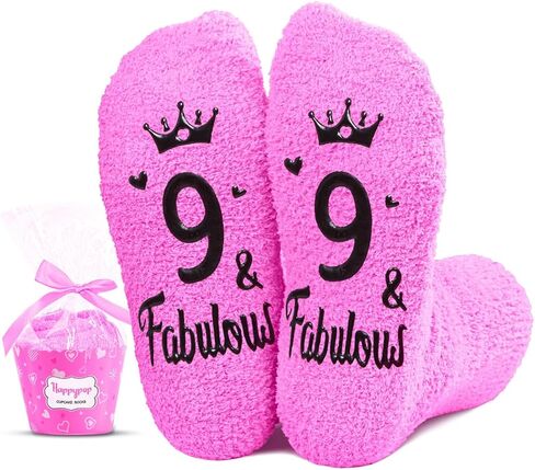 HAPPYPOP 12th Birthday Gifts Ideas for Girls - Socks for 12 Year Old Kids, Presents for 12 Year Olds, 12 Year Old Gifts for Tween Girls in Saudi Arabia