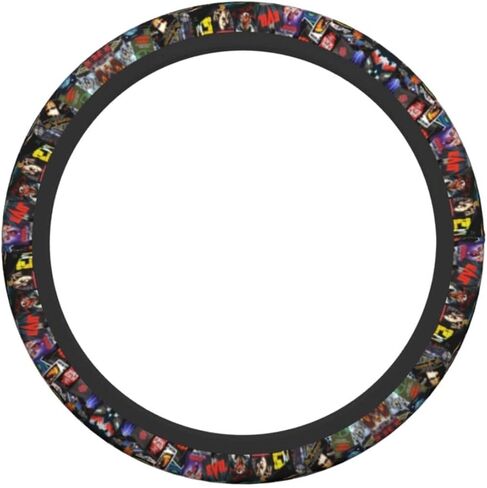 This is My Horror Movie Steering Wheel Cover Women Men Protective Case Anti-Slip Neoprene Car Accessories Interior Fit Auto, Trucks, SUV, Van 15 Inch, one size in Saudi Arabia