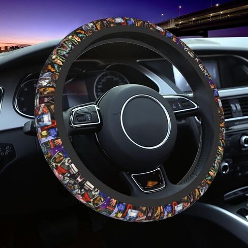 This is My Horror Movie Steering Wheel Cover Women Men Protective Case Anti-Slip Neoprene Car Accessories Interior Fit Auto, Trucks, SUV, Van 15 Inch, one size in Saudi Arabia