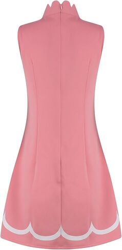 Poboola Women's Halloween Costume Princess Short Sleeve Tennis Sleeveless Cosplay Dress Classic Sport Outfit for Women in Kuwait