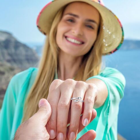 Silver Hug Ring, Adjustable Finger Ring Hugging Ring Cute Friendship Hand Rings Always with You Ring Couple Warm Embrace Hug Rings a Hug from Heaven Project Hope Rings Gift for Men Women in Saudi Arabia