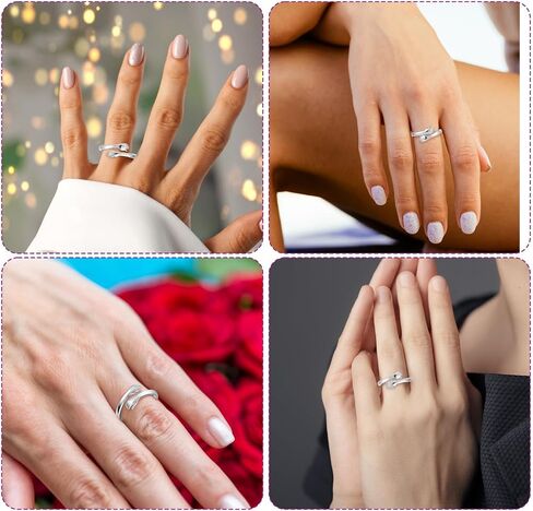 Silver Hug Ring, Adjustable Finger Ring Hugging Ring Cute Friendship Hand Rings Always with You Ring Couple Warm Embrace Hug Rings a Hug from Heaven Project Hope Rings Gift for Men Women in Saudi Arabia
